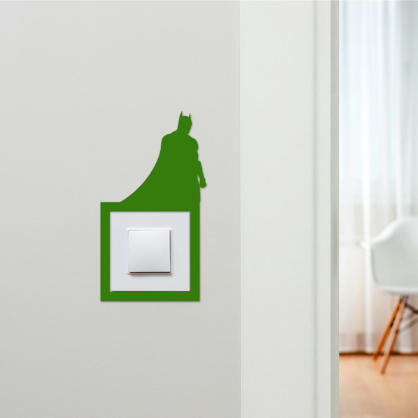 Light Switch Surround Batman Superhero Kids Room Decorative Switch Cover Frame