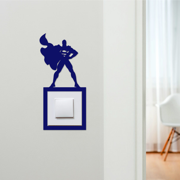 Light Switch Surround Superman Kids Room Decorative Switch Plate Cover Frame