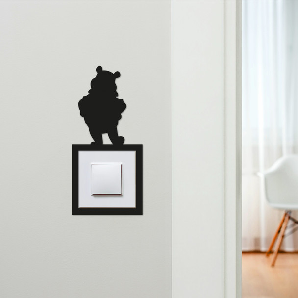 Light Switch Surround Kids Room Winnie-The-Pooh Decorative Switch Cover Frame