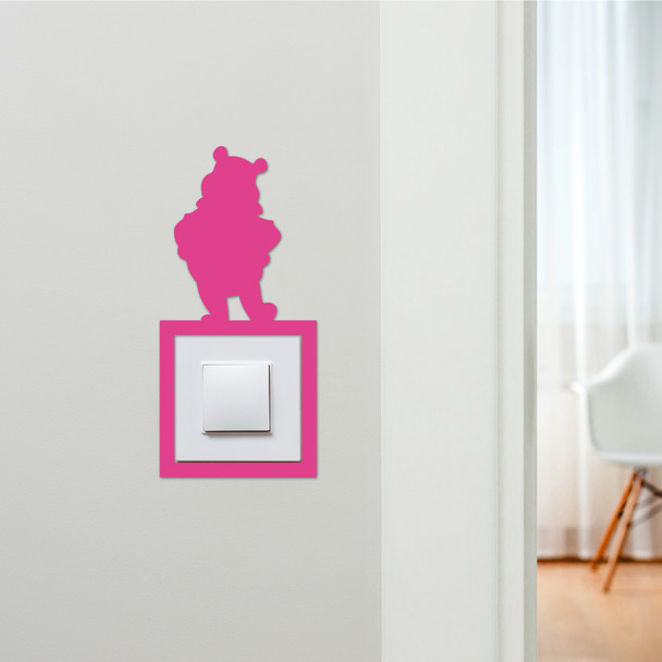 Light Switch Surround Kids Room Winnie-The-Pooh Decorative Switch Cover Frame
