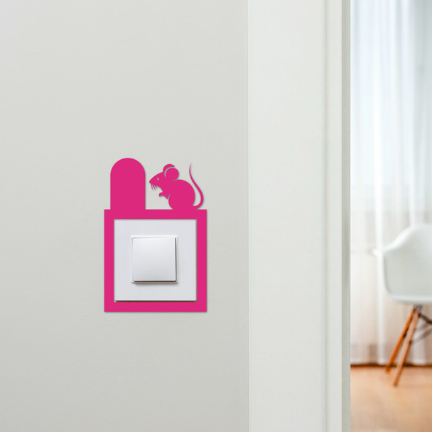 Light Switch Surround Mouse Door Decorative Switch Plate Cover Frame