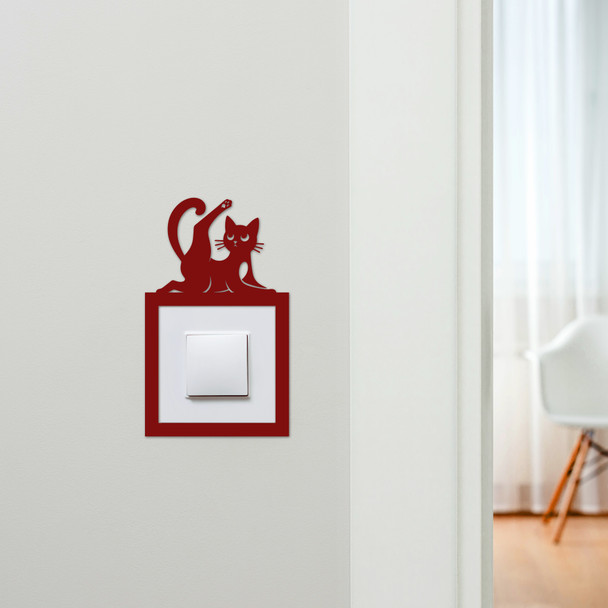 Light Switch Surround Cat Funny Leg Decorative Switch Plate Cover Frame