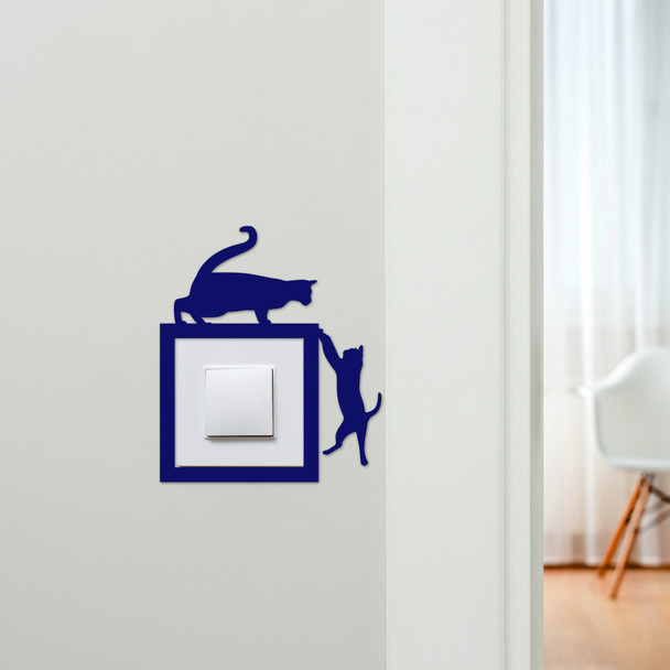 Light Switch Surround Cats Hanging Decorative Switch Plate Cover Frame