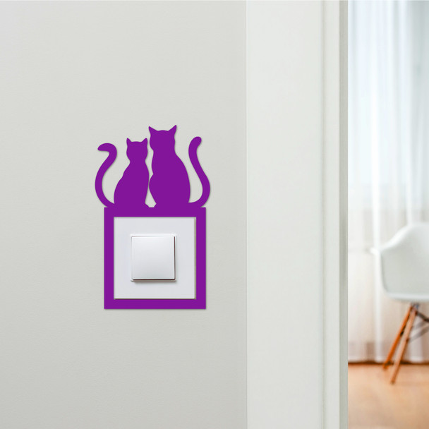 Light Switch Surround Cats Decorative Switch Plate Cover Frame