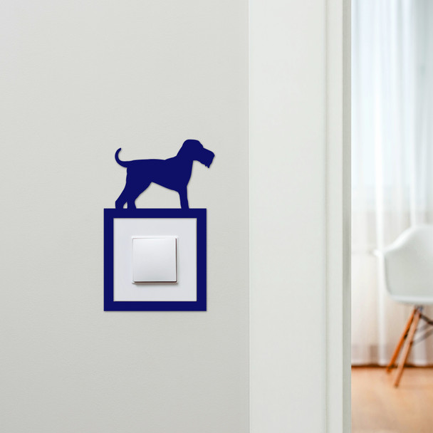 Light Switch Surround Airedale Terrier Dog Decorative Switch Plate Cover Frame