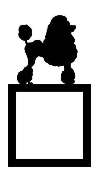 Light Switch Surround Poodle Dog Decorative Switch Plate Cover Frame