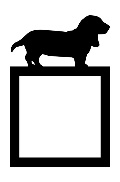 Light Switch Surround Dog Basset Hound Decorative Switch Plate Cover Frame