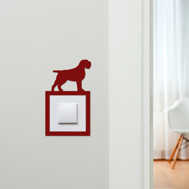 Light Switch Surround Wirehaired Pointing Griffon Dog Decor Switch Cover Frame