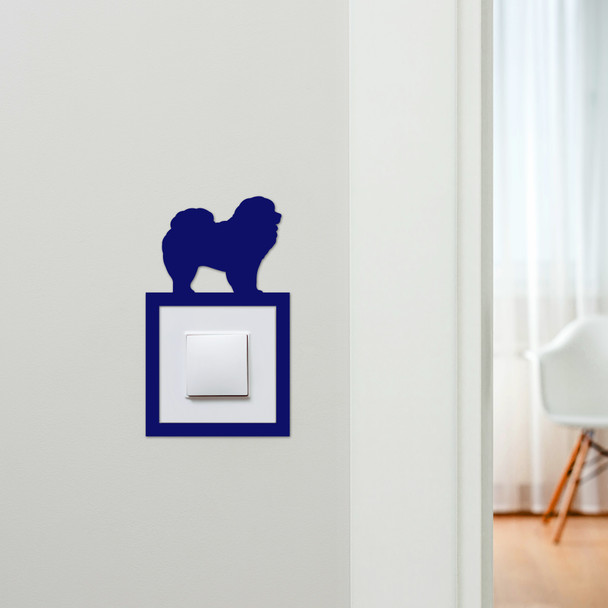 Light Switch Surround Chow Chow Dog Decorative Switch Plate Cover Frame