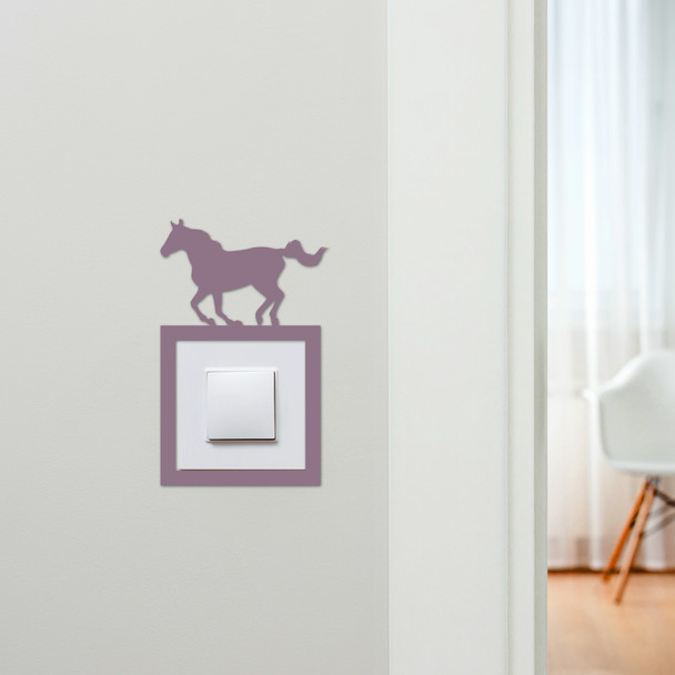 Light Switch Surround Horse Decorative Switch Plate Cover Frame
