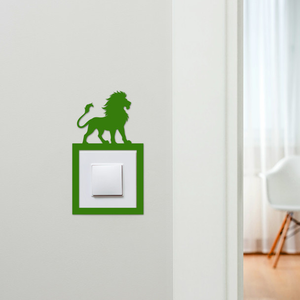 Light Switch Surround Lion Decorative Switch Plate Cover Frame