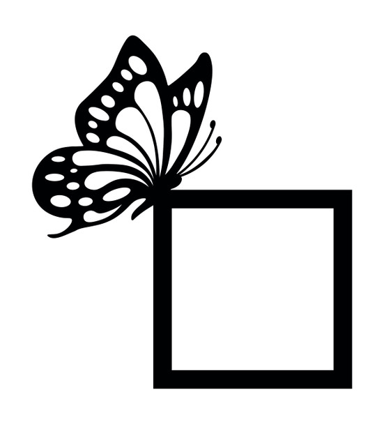 Light Switch Surround Butterfly Decorative Switch Plate Cover Frame
