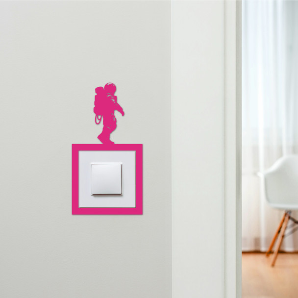 Light Switch Surround Astronaut Space Decorative Switch Plate Cover Frame