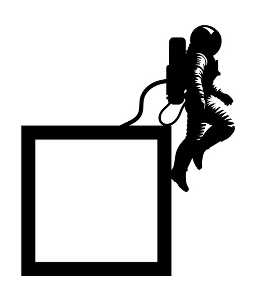 Light Switch Surround Astronaut Space Walking Decorative Switch Cover Frame