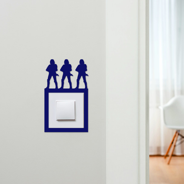 Light Switch Surround Stormtrooper Star Wars Decorative Switch Plate Cover Frame