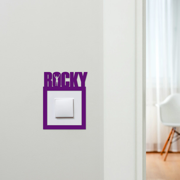 Light Switch Surround Rocky Film Decorative Switch Plate Cover Frame