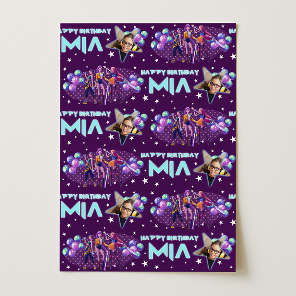 Personalised Wrapping Paper Birthday K-pop Demon Hunters Photo Custom Gift Wrap