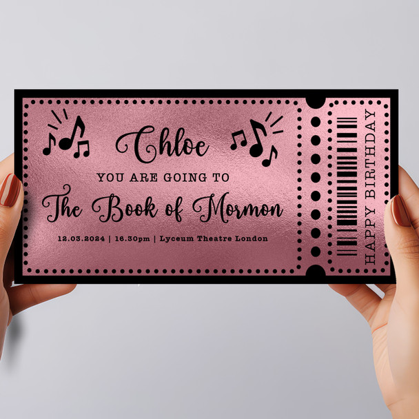 The Producers Personalised Gift Voucher Surprise Musical Theatre Ticket