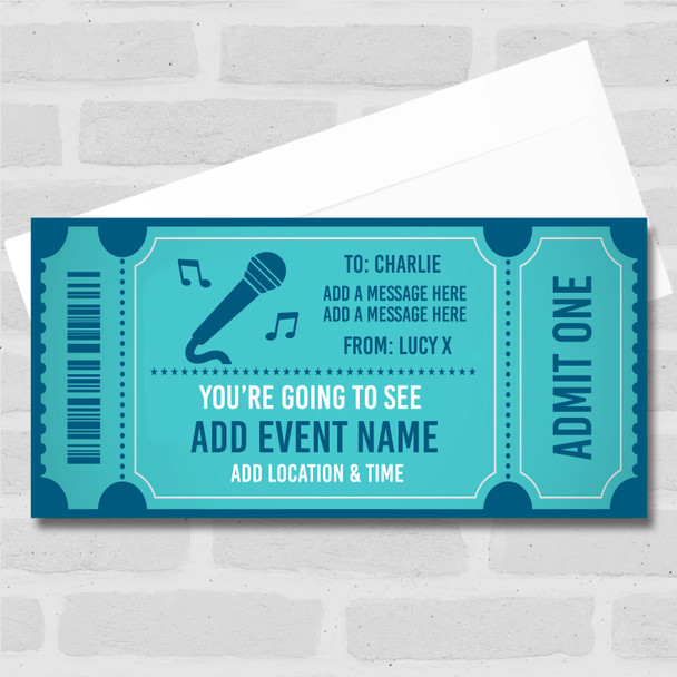 Westlife 25th Anniversary Personalised Gift Voucher Concert Surprise Ticket