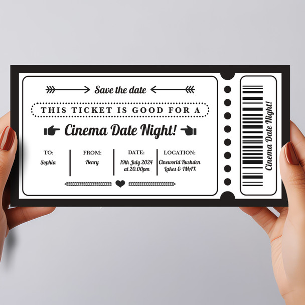 Hamilton Personalised Gift Voucher Surprise Theatre Ticket