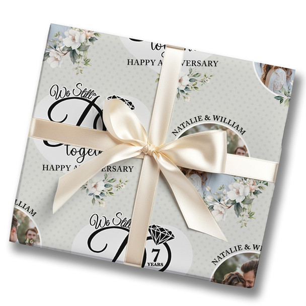 Personalised Wrapping Paper Wedding Anniversary Still Do Photo Gift Wrap