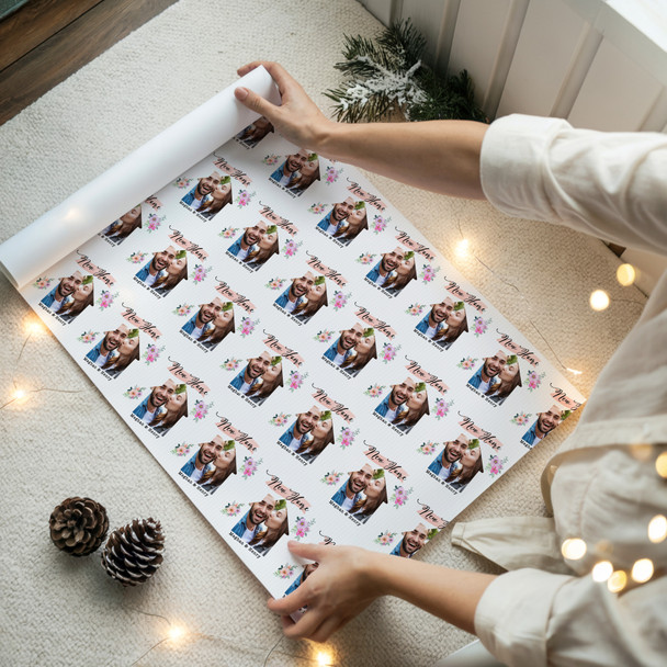 Personalised Wrapping Paper New Home Watercolour House Photo Custom Gift Wrap