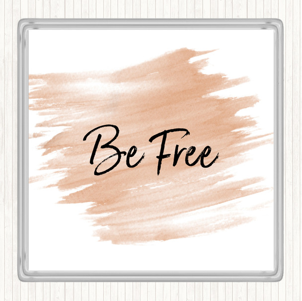 Watercolour Free Quote Coaster