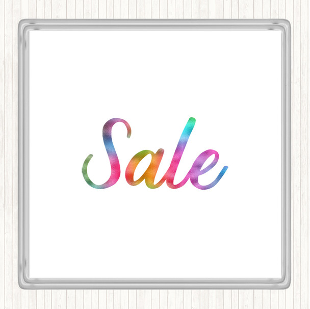 Sale Rainbow Quote Coaster