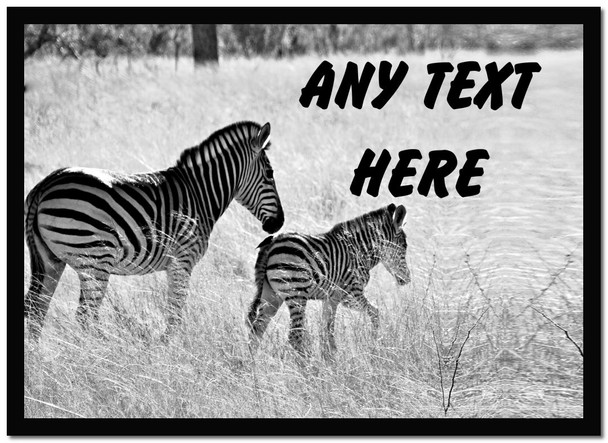 Zebra And Baby Placemat