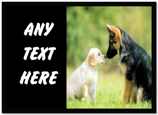 Two Cute Dogs Placemat