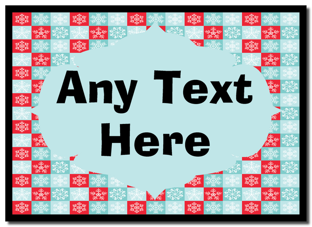 Snowflakes Christmas Placemat