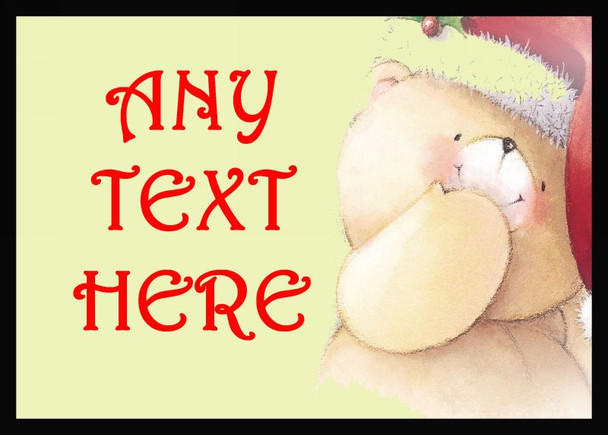 Adorable Bear Christmas Placemat