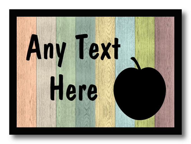 Apple Pastel Wood Placemat