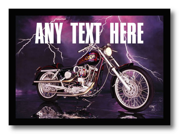Purple Harley Davidson Placemat