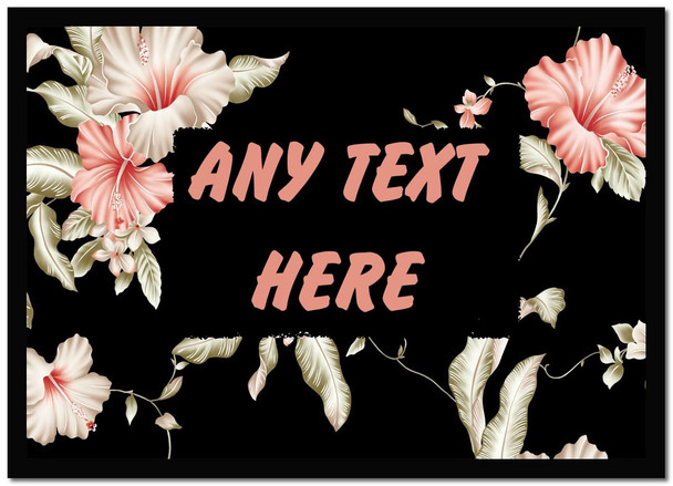 Coral Flowers Placemat