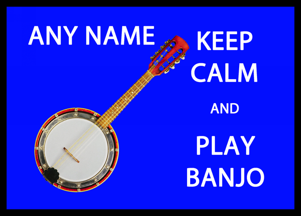 Keep Calm And Play Banjo Placemat
