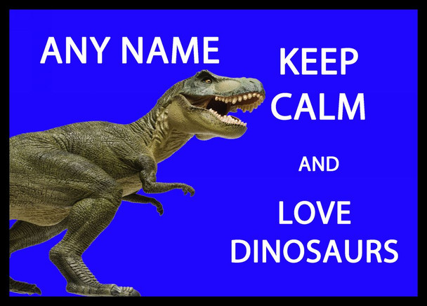 Keep Calm And Love Dinosaurs Placemat