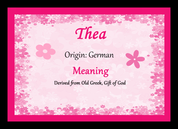 Thea Name Meaning Placemat