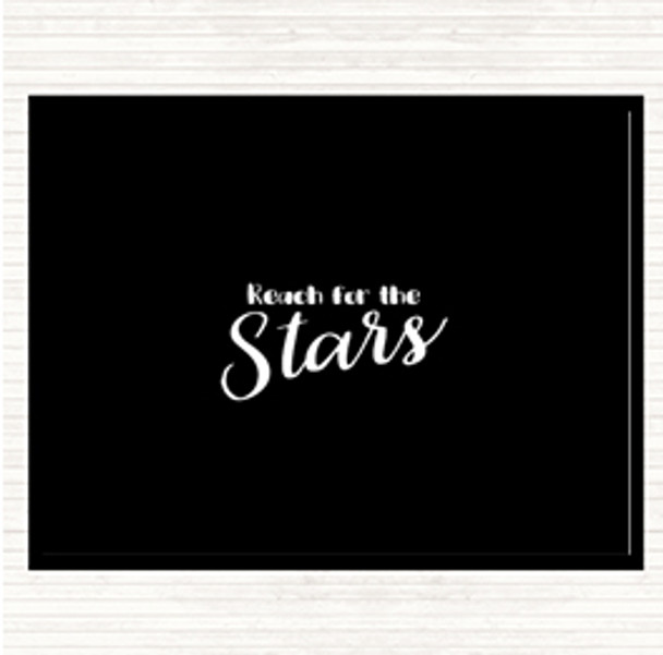 Black White Stars Quote Placemat