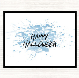 Blue White Halloween Inspirational Quote Placemat