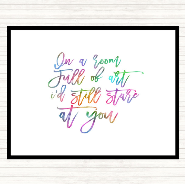 Room Full Of Art Rainbow Quote Placemat