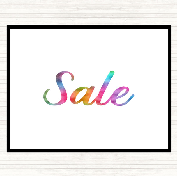 Sale Rainbow Quote Placemat