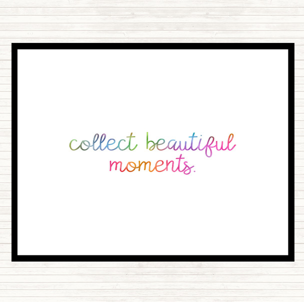 Beautiful Moments Rainbow Quote Placemat