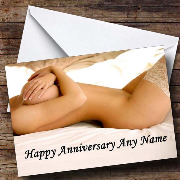 Sexy Lady Customised Anniversary Card