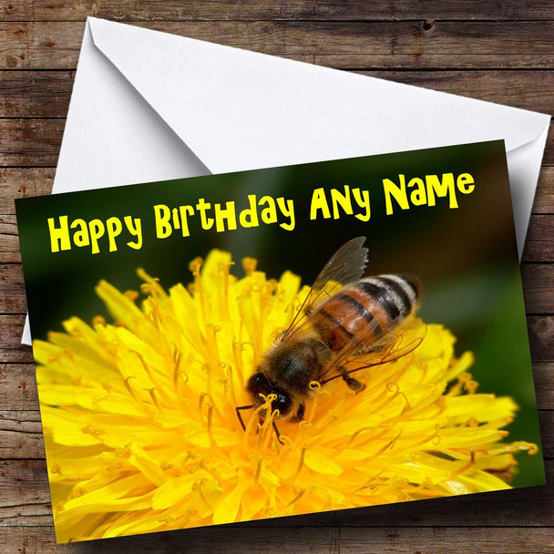 Bumble Bee Customised Birthday Card