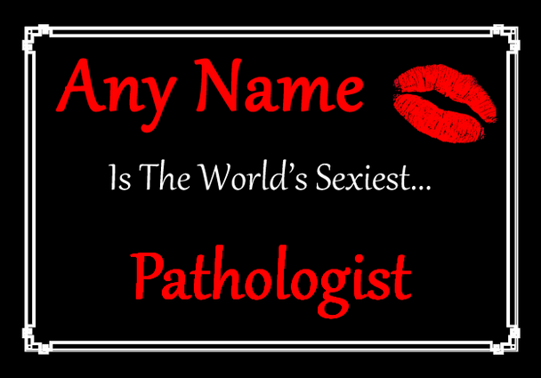 Pathologist World's Sexiest Placemat