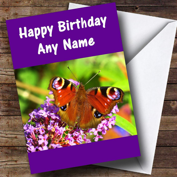 Butterfly Customised Birthday Card