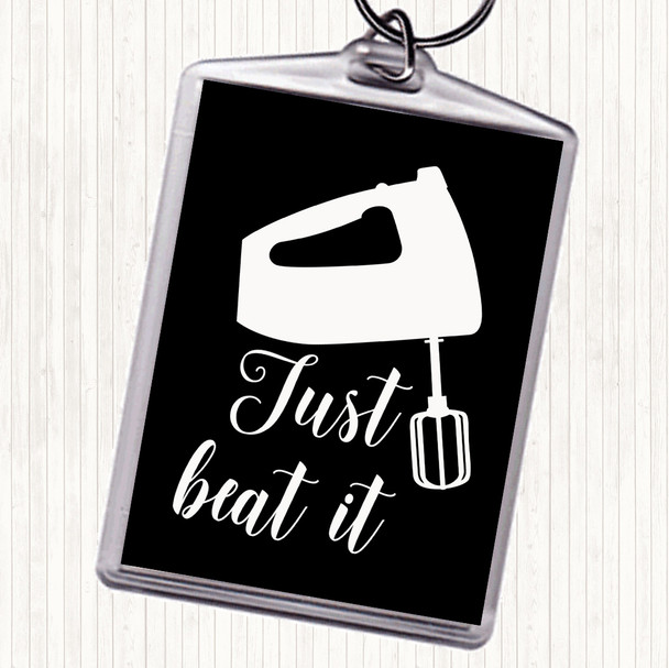 Black White Mixer Quote Keyring Black White Mixer Quote Keyring
