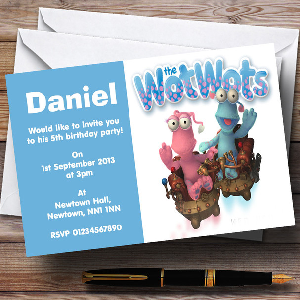 The Wot Wots Customised Children's Birthday Party Invitations