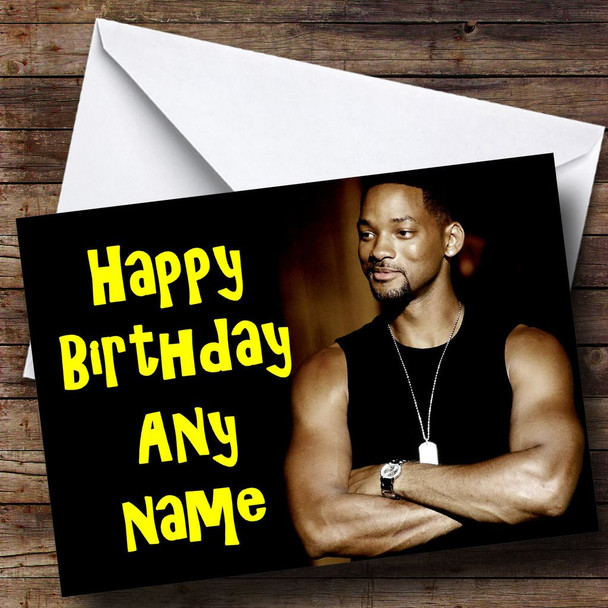 Will Smith Customised Birthday Card